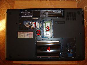 Разборка и чистка ноутбука HP g62